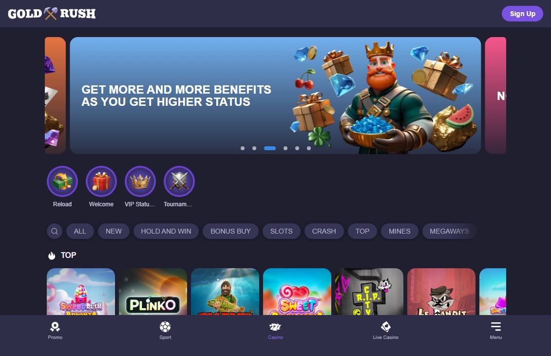 Goldrush.io Casino
